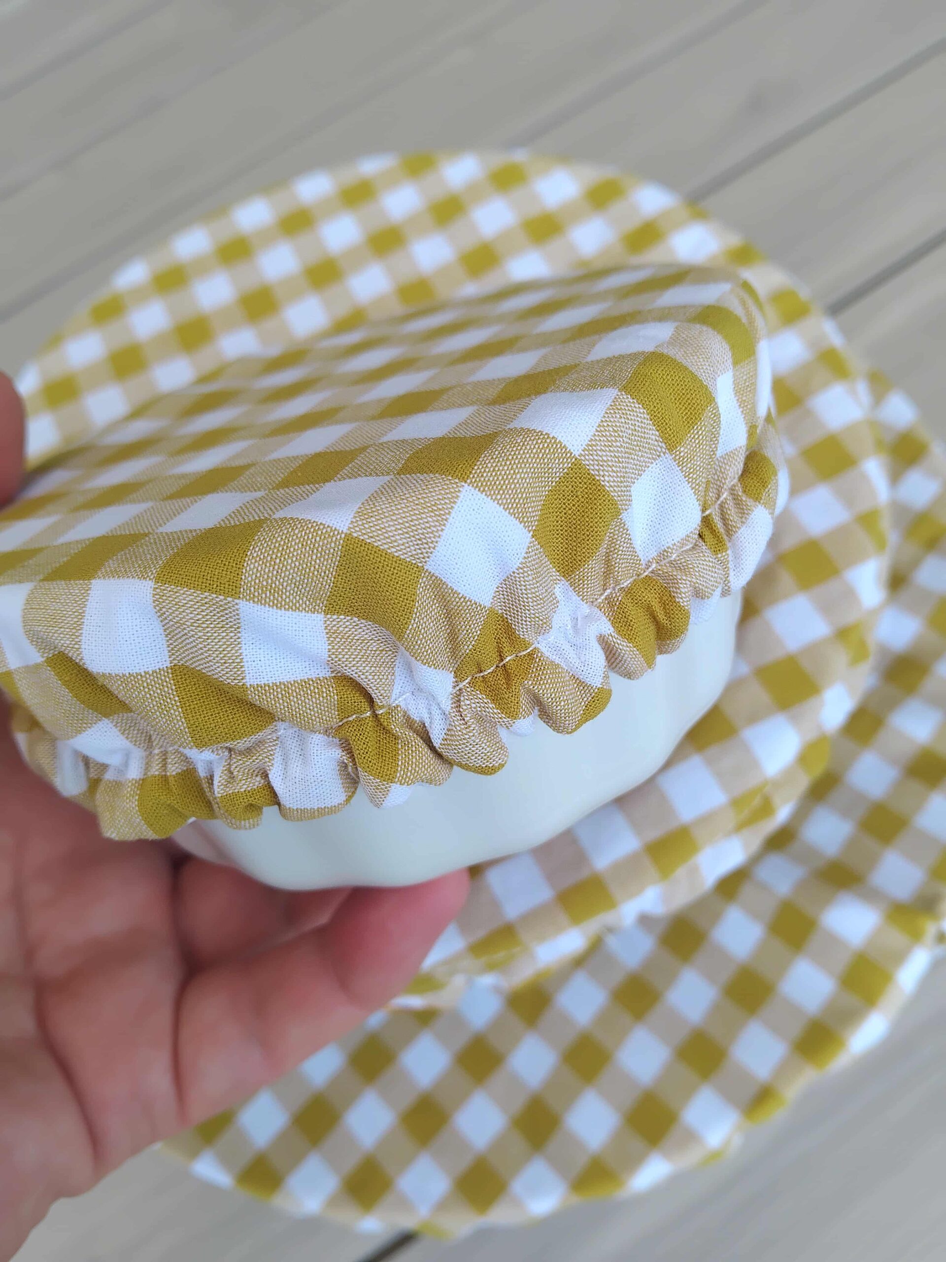 Couvercles alimentaires écologiques imperméables et réutilisables en tissu Milia-Loka.
