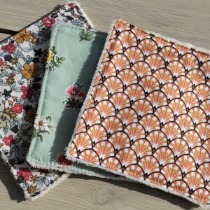 Lingettes démaquillantes lavables en bambou