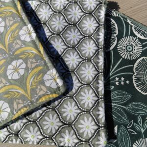 Lingettes visage lavables en Coton Oeko Tex et éponge de bambou.