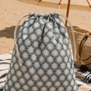 sac à maillot motifs géométriques.